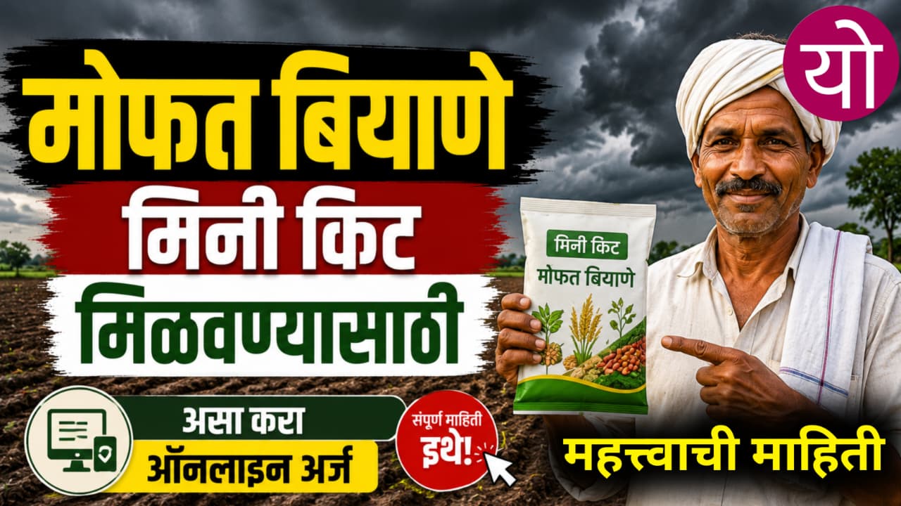 Maha DBT biyane kit प्रमाणित बियाणासह बियाणे मिनी किट करता असा करा ऑनलाइन अर्ज